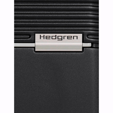 Чемодан Hedgren Lineo Stripe XS из поликарбоната Makrolon на 4-х колесах HLNO01XS/003-01 Black (малый)