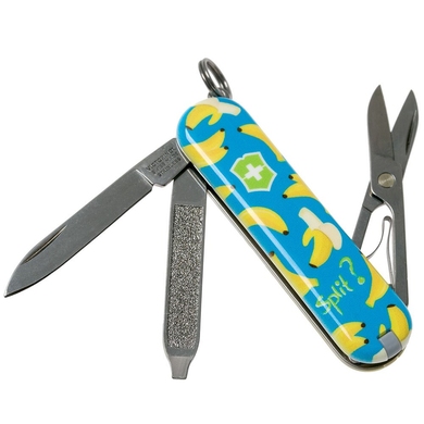 Складной нож-брелок миниатюрный Victorinox Classic LE Banana Split 0.6223.L1908
