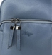 Жіночий рюкзак на один відділ з натуральної шкіри Karya 6008-093 джинсового кольору, Синій, Зерниста