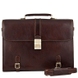 Мужской портфель из натуральной кожи Tony Perotti italico 9156-42 коричневый
