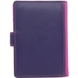 Обкладинка на паспорт з натуральної шкіри з RFID Visconti Rainbow Sumba RB75 Berry Multi, Berry Multi (Фіолетово-рожевий мультиколір)