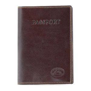 Обложка на паспорт Tony Perotti Italico 1597 коричневая, TPIt коричневый