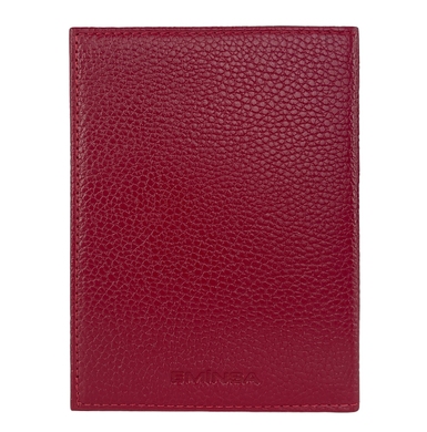 Шкіряна обкладинка на паспорт Eminsa з кишенями для карток ES1523-18-5 червона, Червоний
