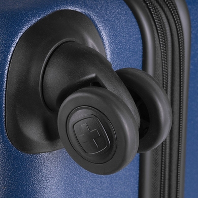 Валіза з полікарбонату/ABS пластику на 4-х колесах Wenger Ryse 610148 синя (мала)