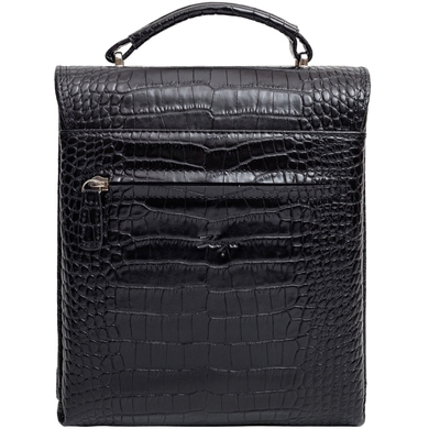 Мужская сумка Karya 0811-53 из натуральной кожи черного цвета