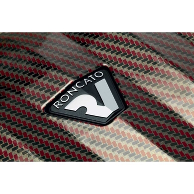 Чемодан из поликарбоната на 4-х колесах Roncato Uno ZSL Premium 5175 Карбон (средний - 71 л.), Красный карбон