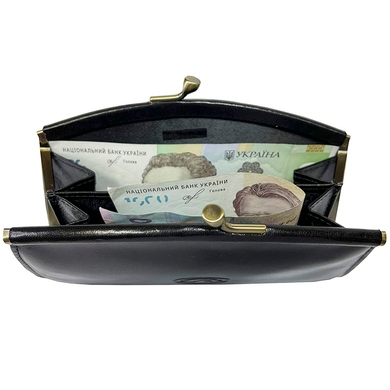 Жіночий гаманець з натуральної шкіри Tony Perotti Italico 356L nero (чорний)