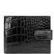 Портмоне мужское Karya с откидным карманом KR0980-53 черного цвета, Черный
