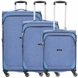 Валіза Travelite Nida текстильна на 4-х колесах 090447 (мала), 0904TL-25 Blue