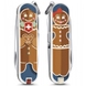 Складной нож-брелок миниатюрный Victorinox Classic LE Gingerbread Love 0.6223.L1909