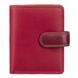 Жіночий гаманець з натуральної шкіри з RFID Visconti Rainbow Bali RB40 Red Multi
