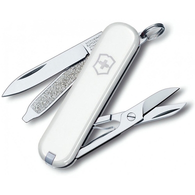 Складаний ніж-брелок мініатюрний Victorinox Classic SD 0.6223.7 (Білий)