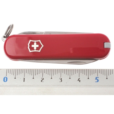 Складаний ніж-брелок мініатюрний у блістері Victorinox Classic  0.6203.B1 (Червоний)