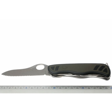 Складаний ніж Victorinox Swiss Soldier's Knife 08 One Hand 0.8461.MWCH (Хакі з чорним)