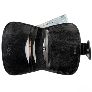 Женский кошелек из натуральной кожи с RFID Tony Perotti Vernazza 4004 nero (черный)