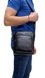 Чоловіча сумка Tony Bellucci з натуральної телячої шкіри 5214-1 чорного кольору