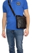 Чоловіча шкіряна сумка Karya на блискавці KR0909-04 темно-коричневого кольору
