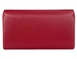 Шкіряний гаманець Eminsa з монетницею на поцілунку ES2009-18-5 червоний