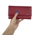 Кожаный кошелек Eminsa на два отдела ES2002-18-5 красного цвета
