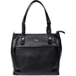 Жіноча сумка Karya з натуральної шкіри 2283-45 чорного кольору, Чорний