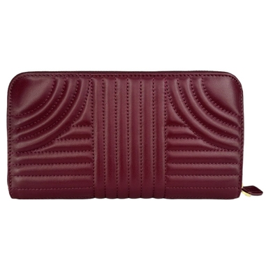 Шкіряний гаманець Tergan з кистьовим ременем TG5800 бордового кольору