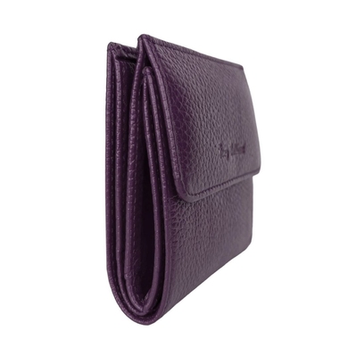 Малый кожаный кошелек Tony Bellucci на кнопке TB893-287 фиолетовый