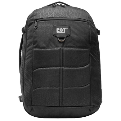Рюкзак дорожный с отделением для ноутбука 17" CAT Millennial Classic BOBBY 84170;478 Black Heat Embossed, Черный