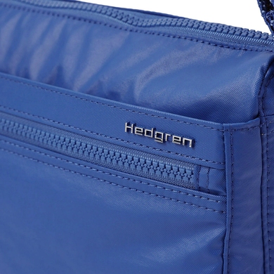 Жіноча сумка Hedgren Inner city EYE Medium з пропиткою тканини HIC176M/853-07 Creased Strong Blue (Яскраво-синій)