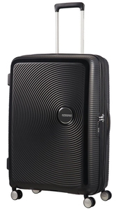 Валіза American Tourister Soundbox із поліпропілена на 4-х колесах 32G*003 (велика), Bass Black