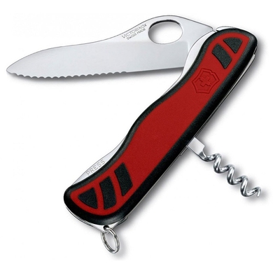 Складной нож Victorinox Alpineer Grip One Hand 0.8321.MWC (Красный с черным)