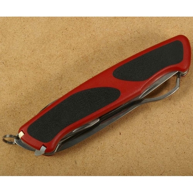 Большой складной нож Victorinox Ranger Grip 78 One Hand 0.9663.MC (Красный с черным)