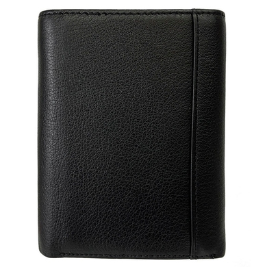 Мужское портмоне из натуральной кожи Tony Perotti Contatto 3337 nero (черное), Черный