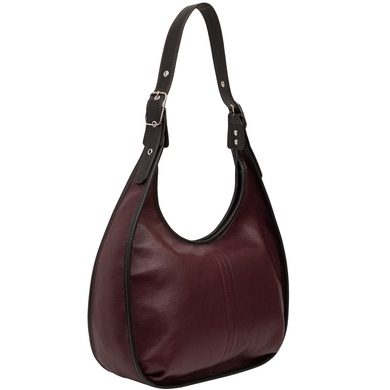 Женская сумка Mattioli из натуральной итальянской кожи 034-21C бордового цвета, Бордовый