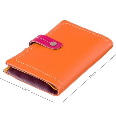 Женский кошелек из натуральной кожи Visconti Mimi Malabu M87 Orange Multi