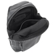 Рюкзак-слинг Tony Bellucci из натуральной телячьей кожи 5213-1 черного цвета, Черный, Зернистая