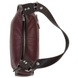 Жіноча сумка Mattioli з натуральної італійської шкіри 034-21C бордового кольору, Бордовий