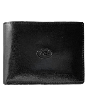 Мужское горизонтальное портмоне из натуральной кожи Tony Perotti Vernazza 534 nero (черный), Черный