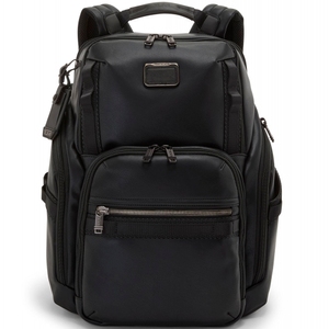 Рюкзак Tumi Alpha Bravo Search Backpack 15"  з натуральної шкіри 0932789DL Black, Чорний, Гладка