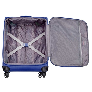 Ультралёгкий чемодан из текстиля на 4-х колесах Roncato Lite Plus 414733 (малый), Blue-LitePlus