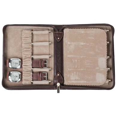 Кожаный футляр для часов Tony Perotti Italico 2287-8 moro (коричневый), Коричневый