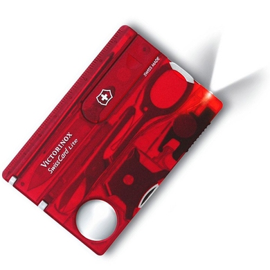 Швейцарська карта Victorinox SwissCard Lite 0.7300.T (Червоний)