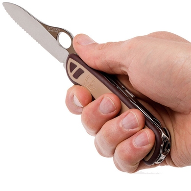 Складной нож Victorinox Trailmaster One Hand 0.8461.MWC941 (Бежево-коричневый)
