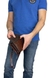 Мужской кожаный клатч Karya с боковой ручкой KR0714-07 коньячного цвета, Коньячный
