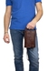 Чоловічий шкіряний клатч Karya з боковою ручкою KR0714-07 коньячного кольору, Коньячний
