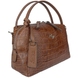 Жіноча шкіряна сумка Karya малого розміру KR2229-61 коньячного кольору, Коньячний
