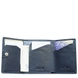 Кожаная кредитница c отделением для купюр с RFID Tony Perotti Nevada 3810 navy (синяя), Натуральная кожа, Гладкая, Синий