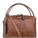 Жіноча шкіряна сумка Karya малого розміру KR2229-61 коньячного кольору, Коньячний