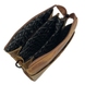 Чоловічі шкіряні сумки Karya на блискавці KR0266-32 рудого кольору