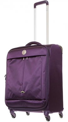Чемодан текстильный на 4-х колесах Delsey Flight Lite 233810 (средний), 2338-Purple-08