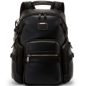 Рюкзак Tumi Alpha Bravo Navigation Backpack 15" із натуральної шкіри 0932793DL Black, Чорний, Гладка